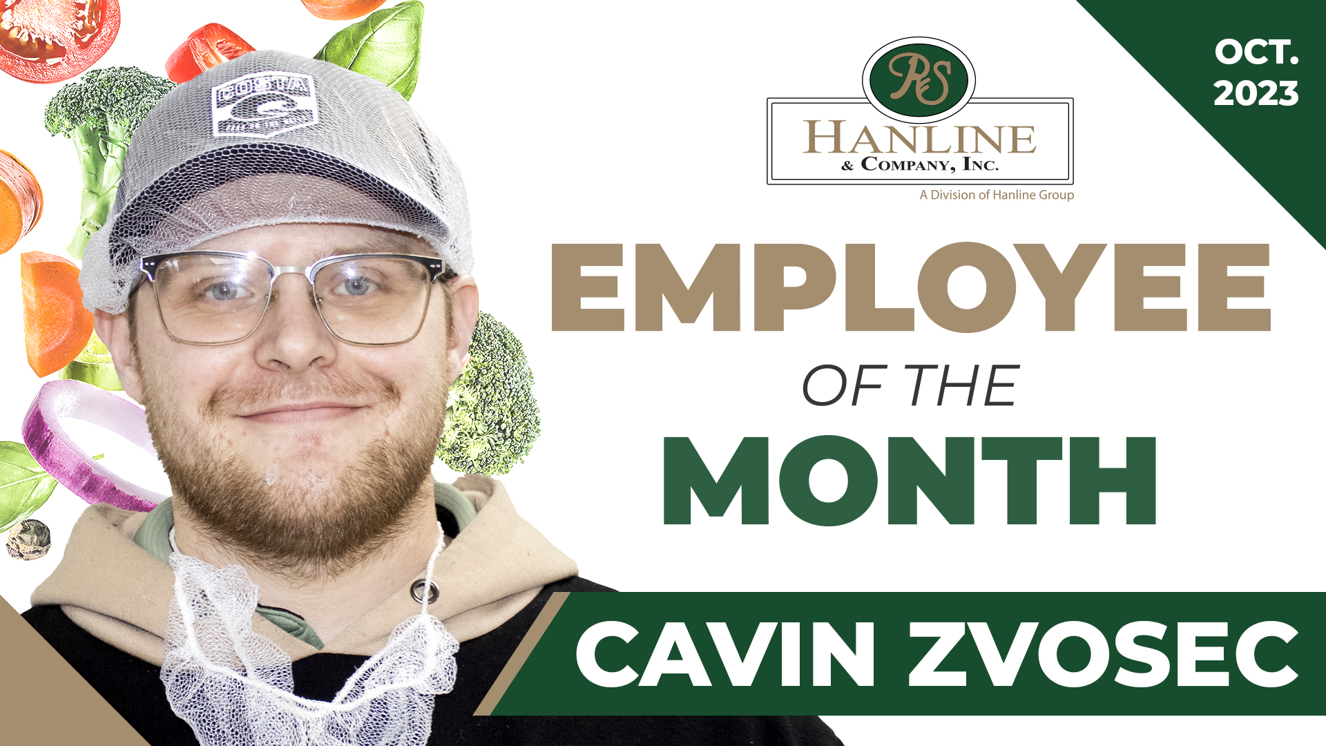 R.S. Hanline Employee of the Month October 2023
